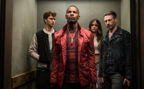 Ansel Elgort;Jon Hamm;Eiza Gonzalez;Jamie Foxx